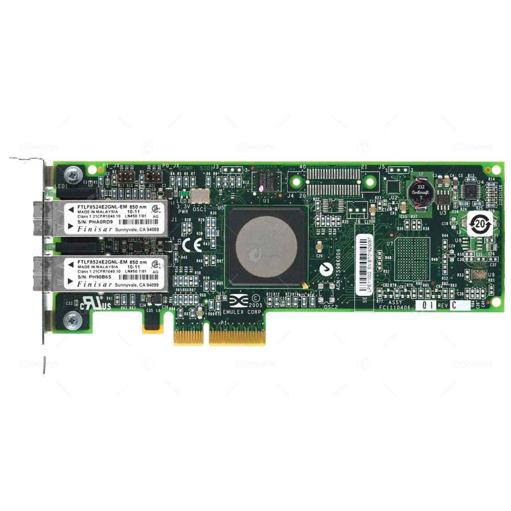 397740-001 LP HP LPE11002 4GB DUAL PORT PCI-E ADAPTER LOW PROFILE